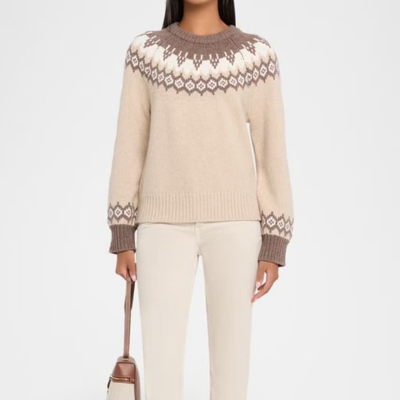 rag & bone Sweaters - rag & bone Beth Wool Fair Isle Sweater
